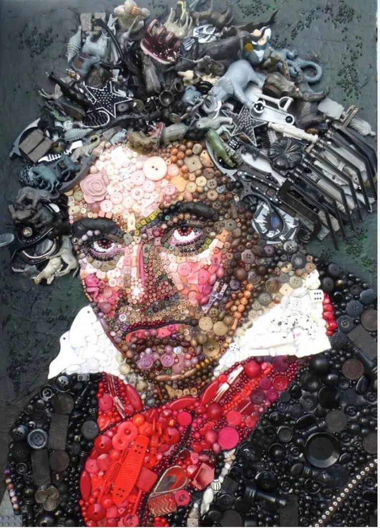 她化腐朽为神奇把垃圾玩成了艺术品