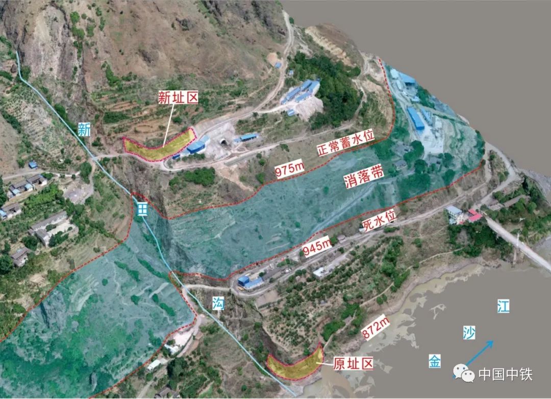 皎平渡口保护示意图2019年,应四川省文理县文物保护要求,中国中铁