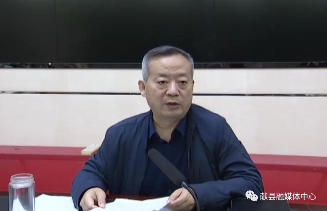 3月31日,县委书记宫建军围绕"牢记初心使命,推进自我