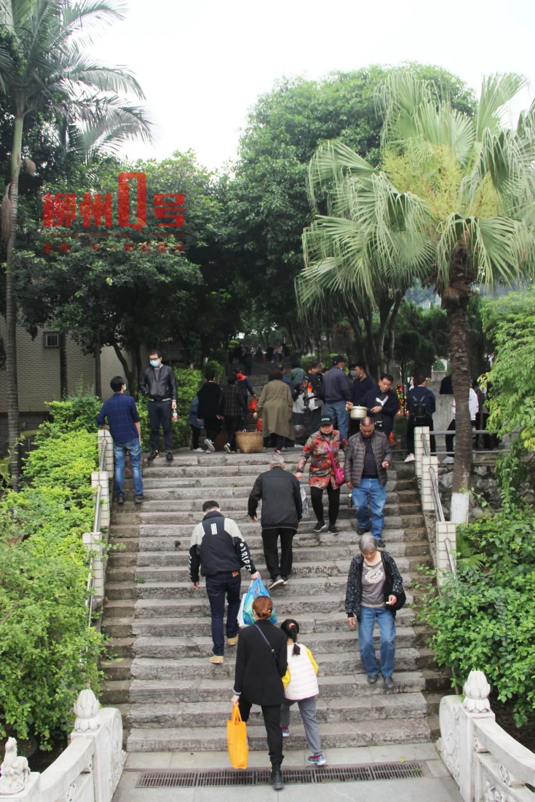 西山梦园墓园祭扫现场今日是清明假期最后一天,不论祭扫还是返程上班