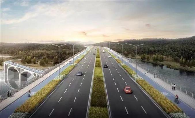关于三岔湖环湖路三岔湖环湖路全长约30.