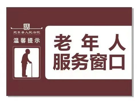 肥东法院我为群众办实事法院的vip这个老年人服务窗口开得好