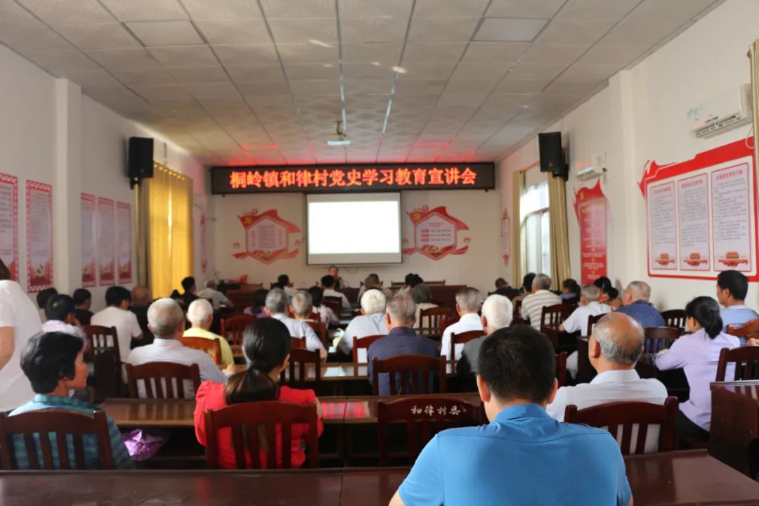 学党史明理增信桐岭镇和律村开展党史学习教育宣讲会