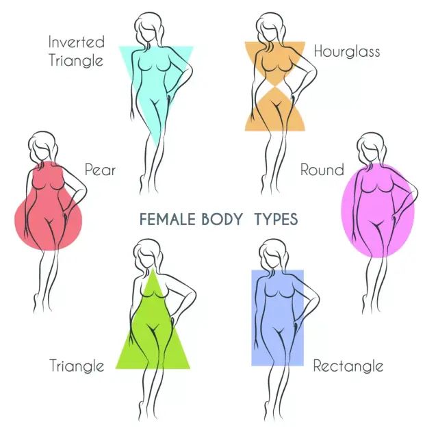 女人身材分类图片