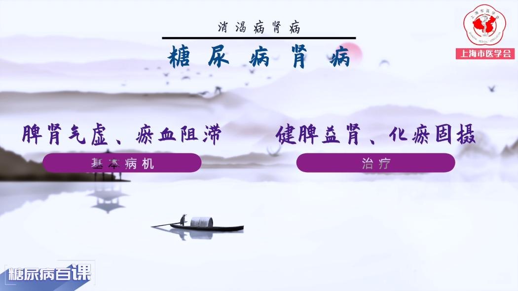 糖尿病百课46糖尿病肾病蛋白尿的中医治疗