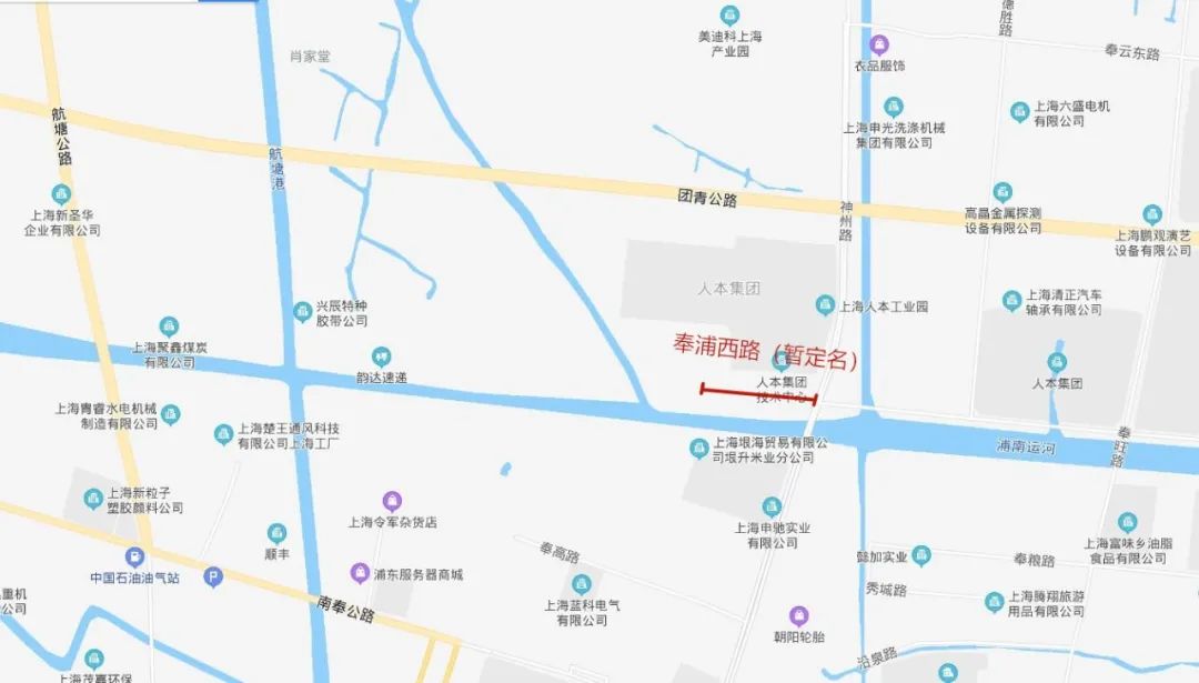 奉城镇兰博路商业规划图片