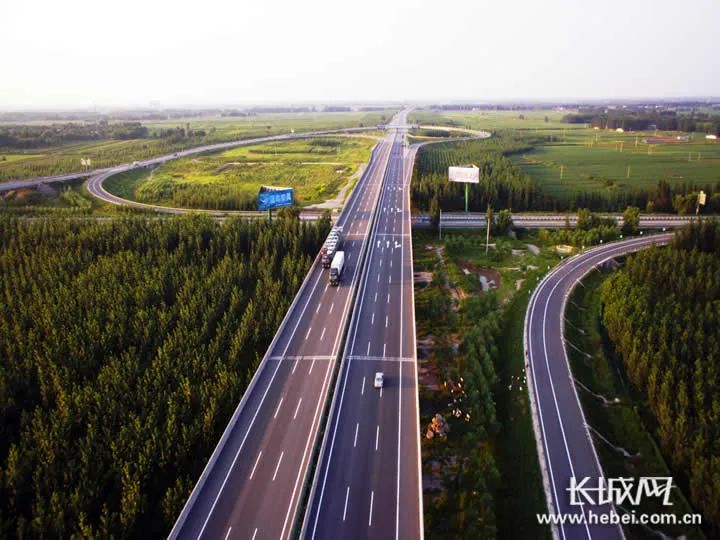 经京石高速,正定机场,新乐,灵寿,西柏坡至山西省规划的东纵高速公路