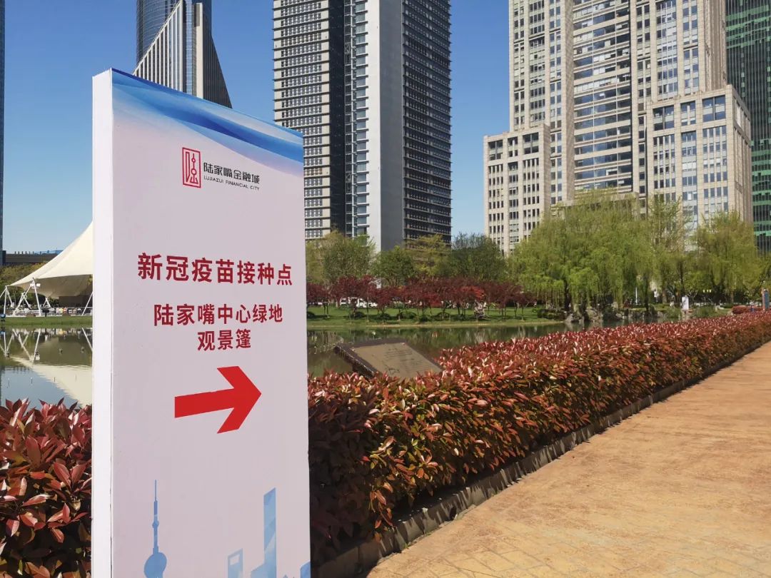 散个步就把疫苗给打了小布现场直击上海最美疫苗接种点