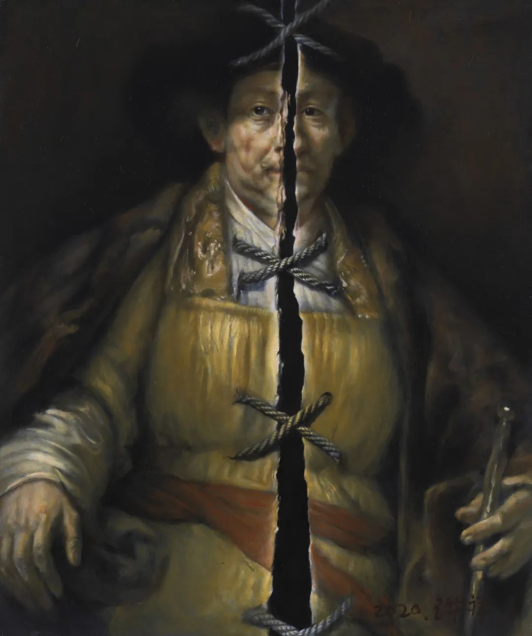 绘画是一艘诺亚方舟丨王华祥解读锔瓷