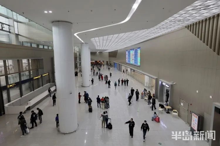 首次亮相青岛胶东国际机场内部长这样多图视频