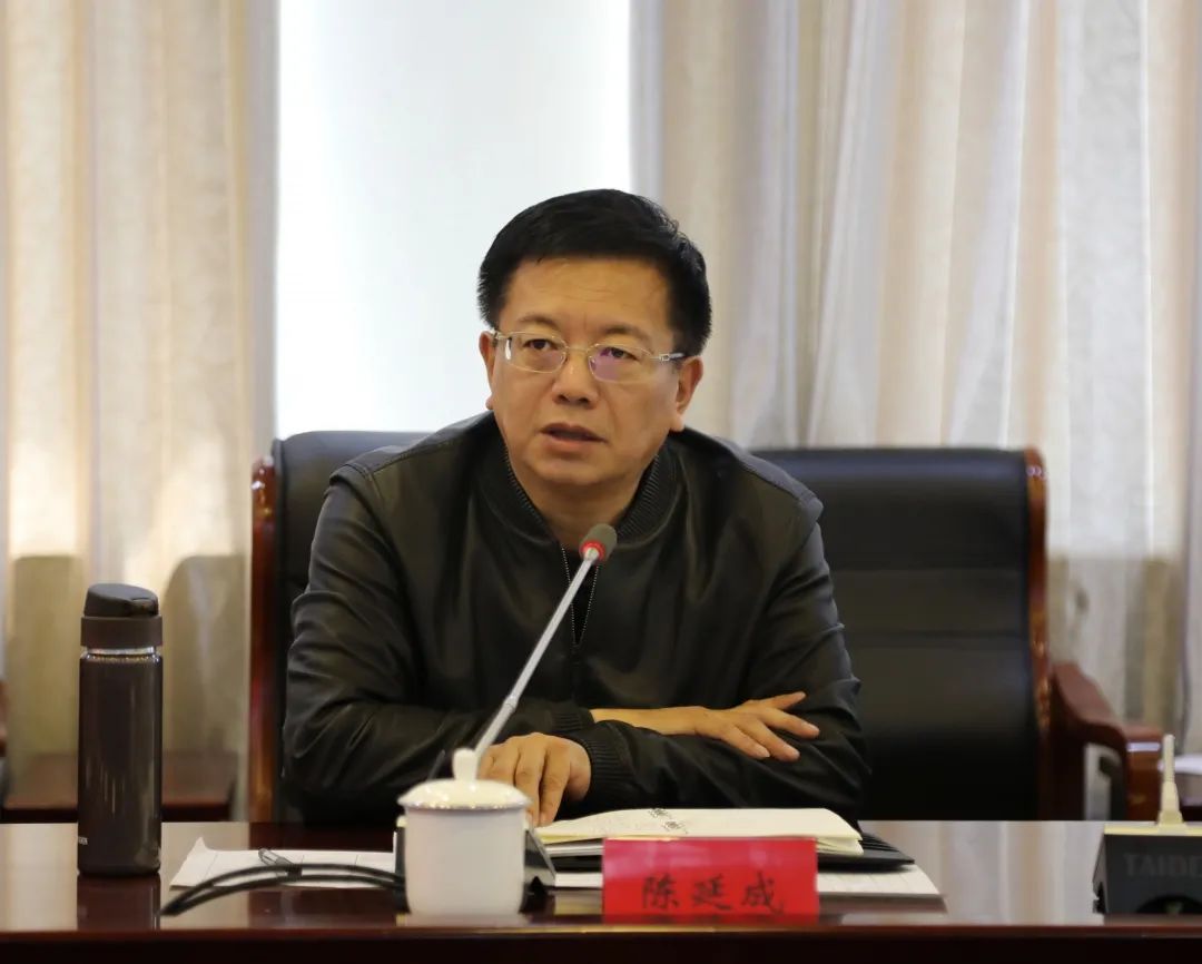 陈延成在讲话中对我县党史学习教育工作开展情况给予