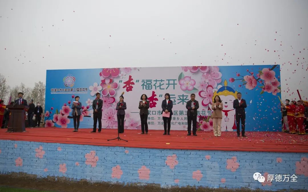 现场美图来袭万全区第三届杏花节今日浪漫启幕