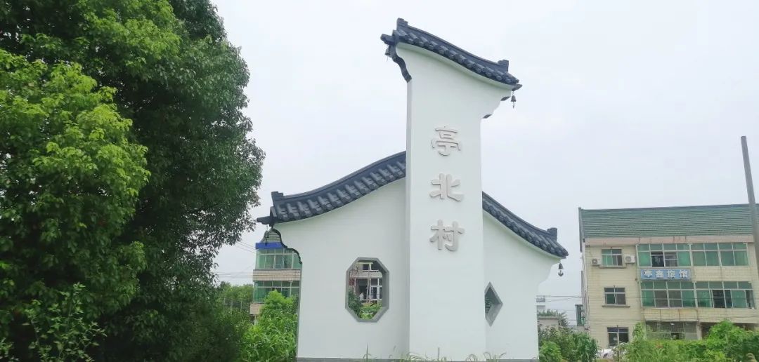 i金山亭林镇各村的门头 也是颇有特色.