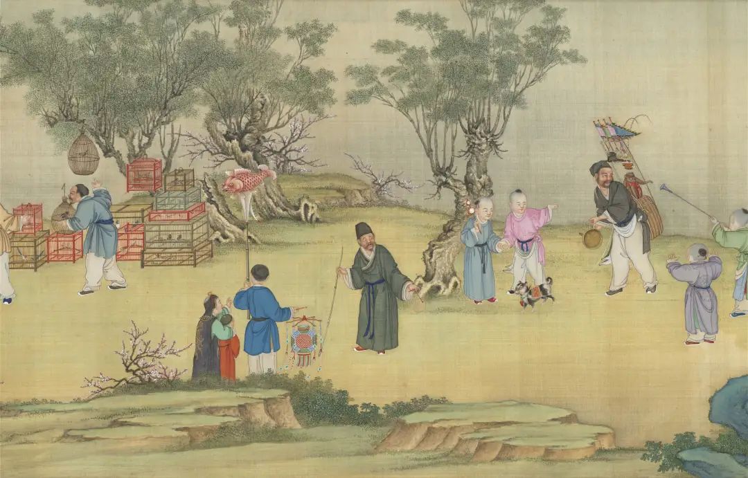 国宝李嵩市担婴戏亮相台北故宫用15幅货郎图展现古代移动杂货店