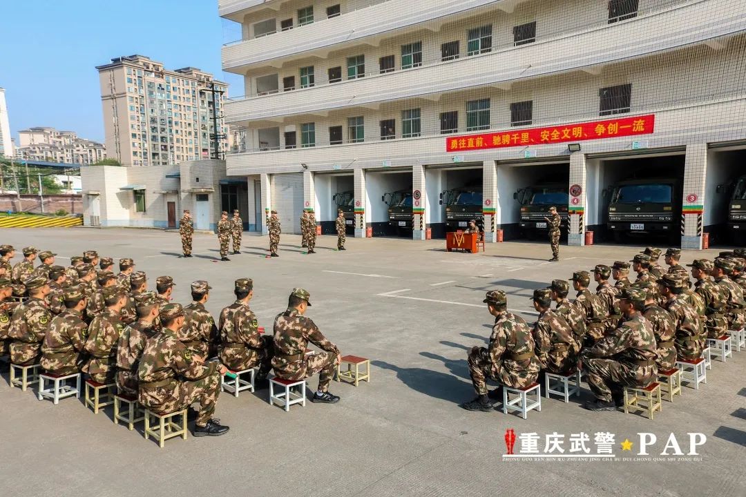 武警部队车辆旗语教学图片