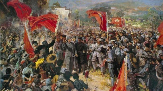 1935年10月中央红军抵达陕北根据地,历时一年的长征取得了伟大的胜利