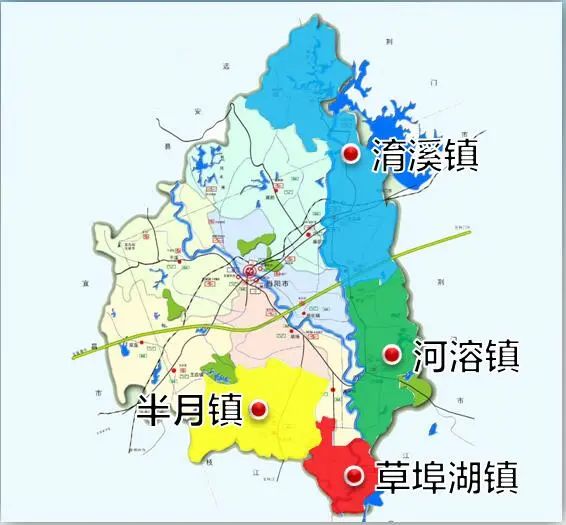 枝江市问安镇地图图片