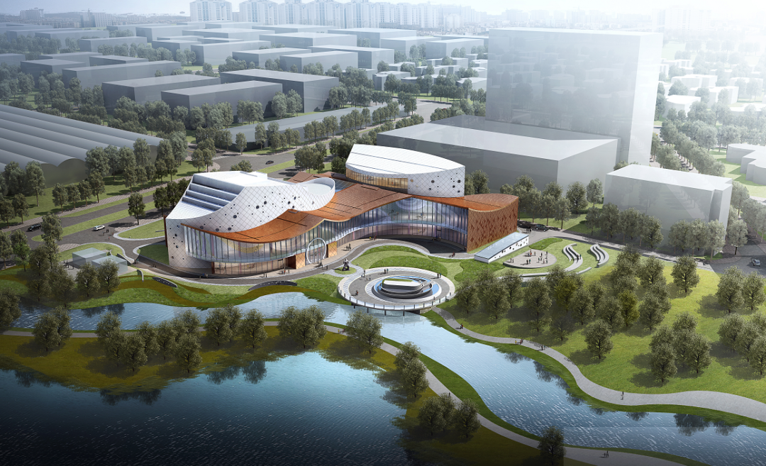 映月文化中心效果图