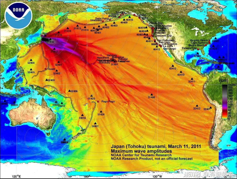日本核废水排放地图图片