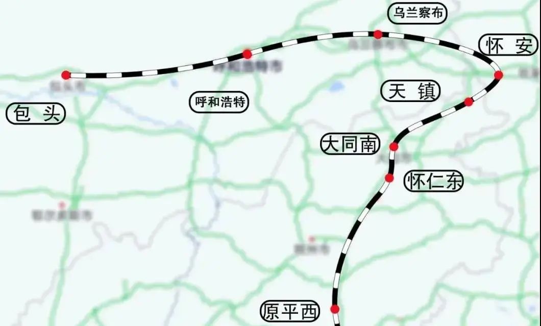 这两条新高铁途经内蒙古这些地方