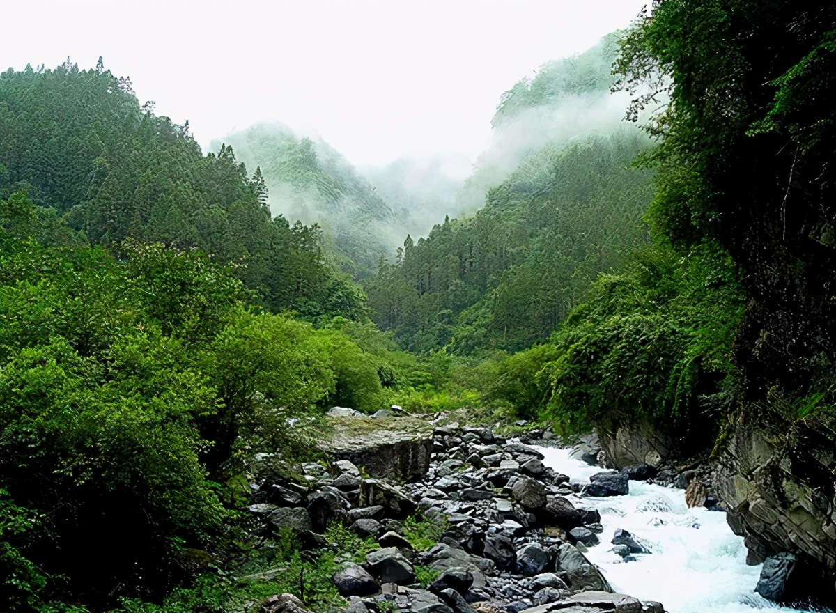 鞍子河鸡冠山国家森林公园,鞍子河保护区,凤栖山等优美山川,九龙沟