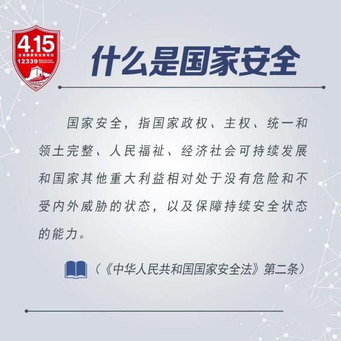 國家安全小課堂 | 什麼是