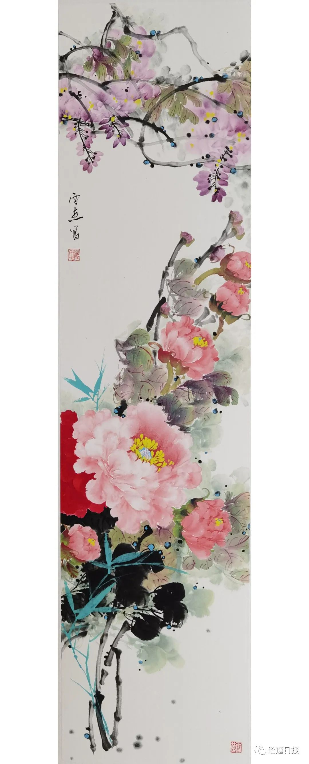 书画丨谭雪燕国画牡丹作品选十八幅