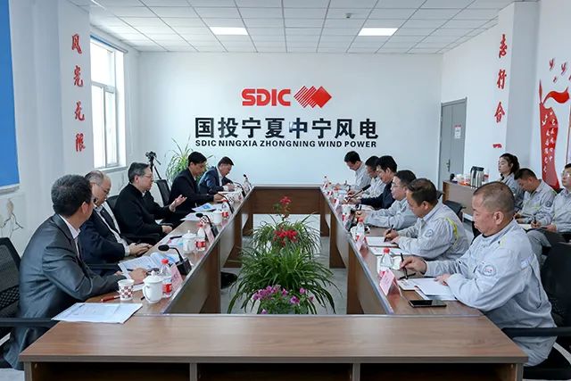 白涛拜会宁夏回族自治区党委书记陈润儿并调研国投白银风电