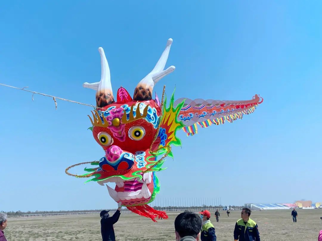 看！世界最大的龙头蜈蚣风筝飞起来了 - 创意潍坊-潍坊手工艺与民间艺术之都推进办公室