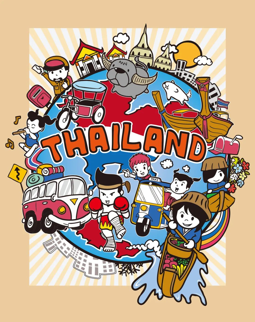 来泰国这个地方实现你环游世界的梦想!