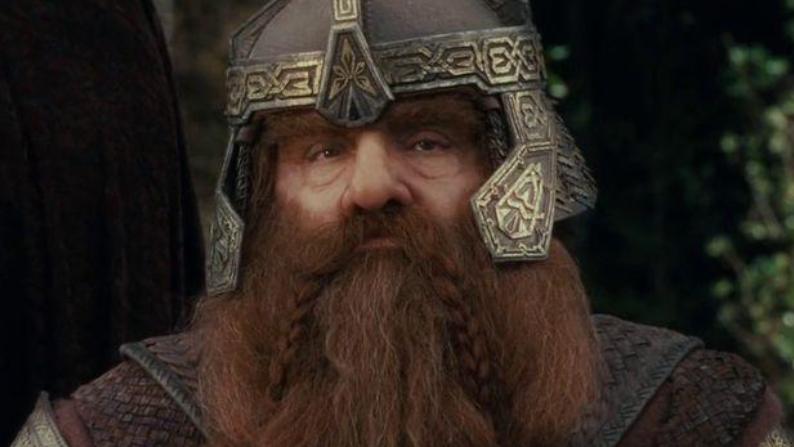 矮人:以此展现辛达族精灵的轻巧.其他人都被雪掩埋了半个身子.