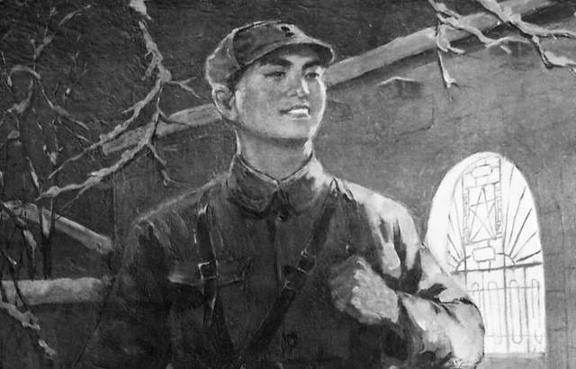 他在岗位上默默奉献一生为人民服务死得重于泰山从小学党史