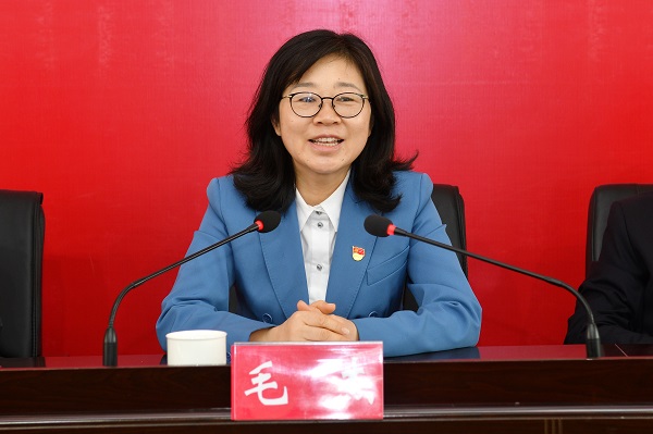 省教育厅副厅长毛杰讲话