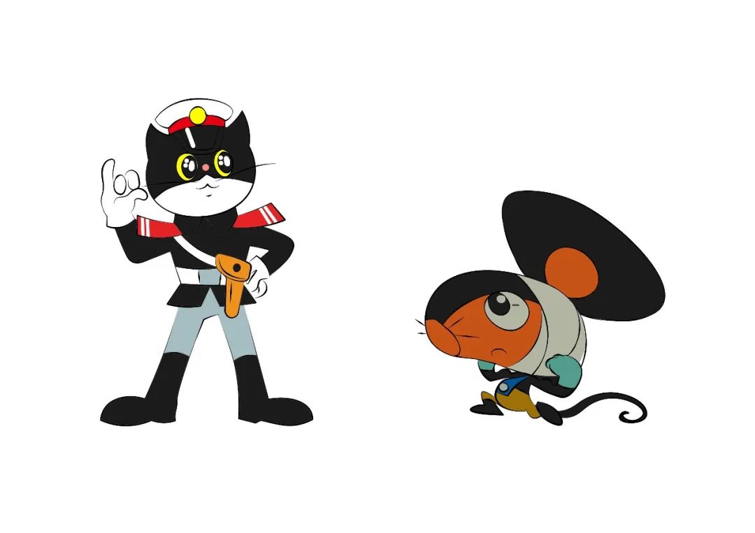 就是黑猫警长和一只耳在中国正如同样是猫和老鼠但管与管可是不一样的