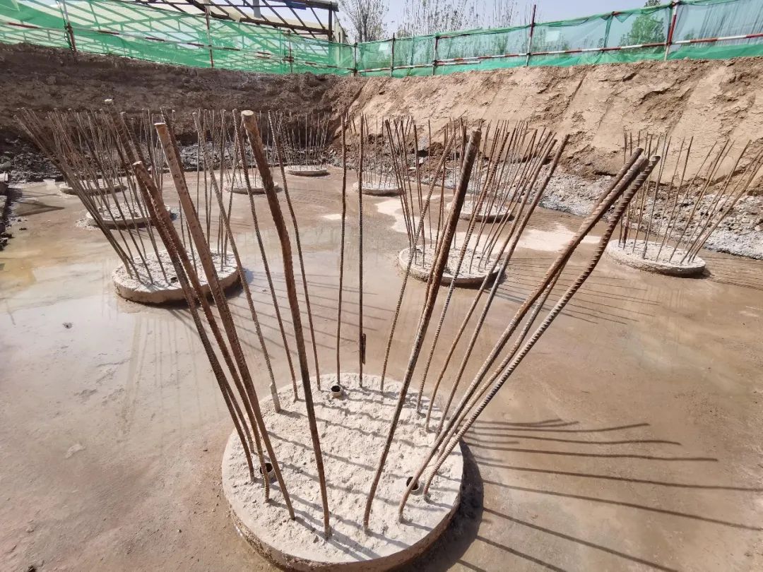 桩基工艺控制促桩头环切质量提高实体照片严格控制泥浆各项指标