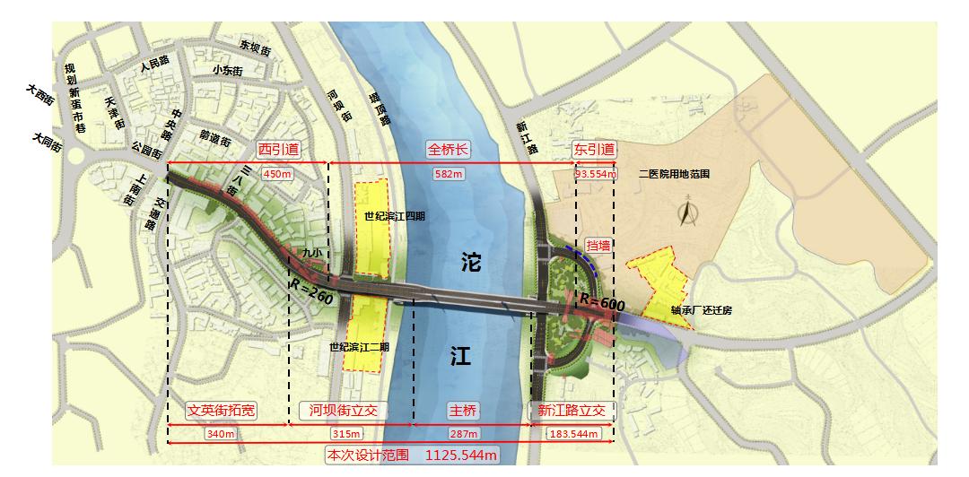 麻柳坝大桥效果图