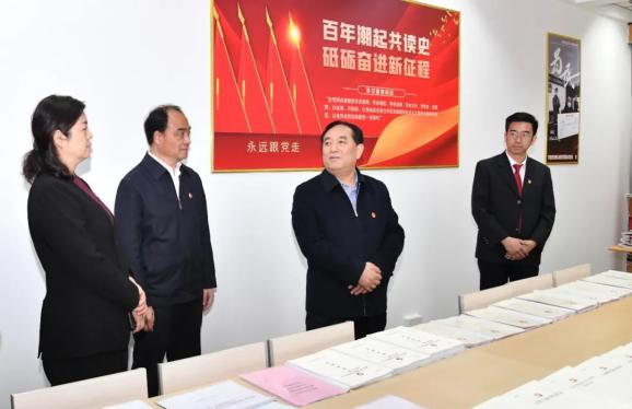 省政法队伍教育整顿第三驻点指导组组长黄庚倜来新督导调研