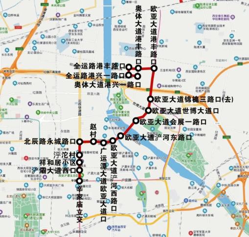 西安735公交车线路图图片