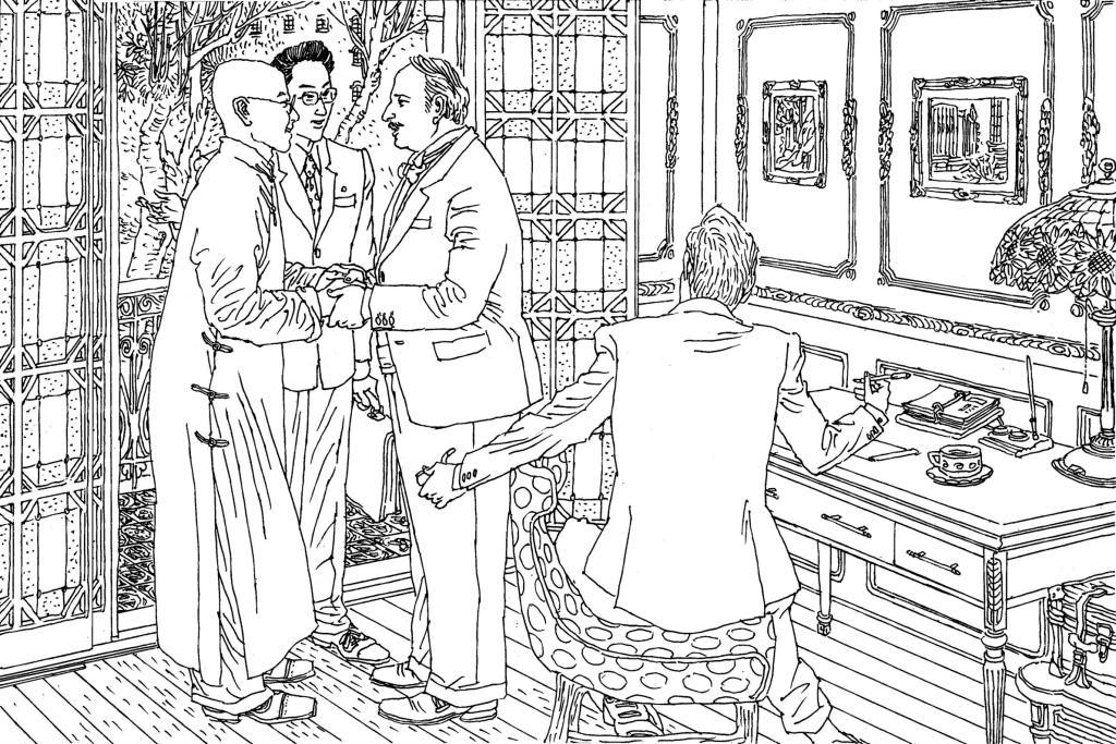 1921年6月,肩负推动东亚各国革命运动任务的共产国际代表马林,和共产