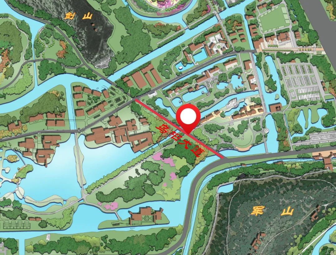 4人文啬园01啬园枫树大道啬园红枫大道蜿蜒400米,种植红枫,元宝枫