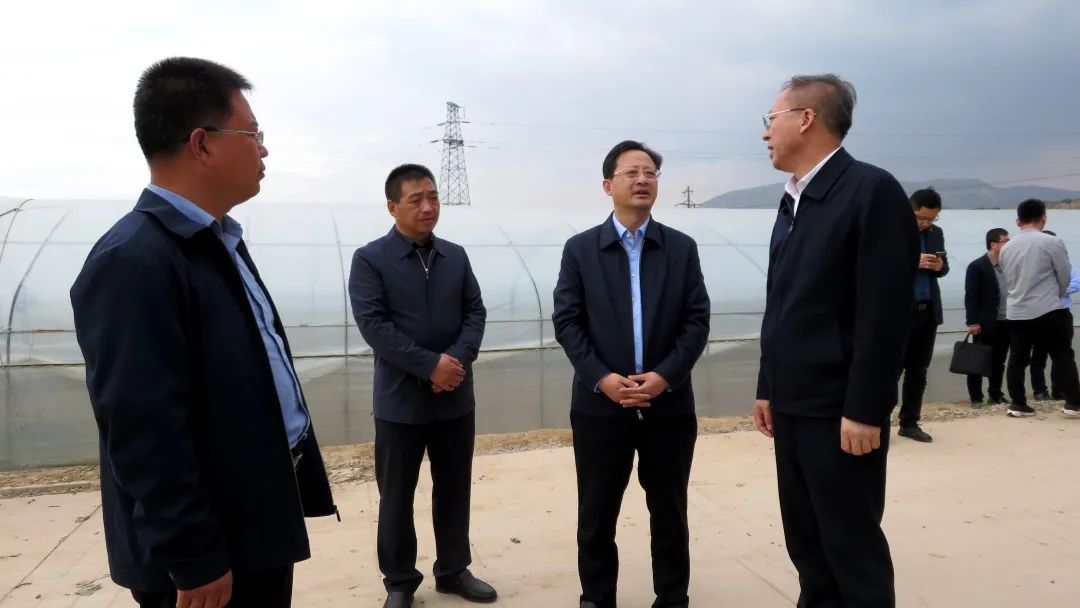 青岛市协作定西市工作组领队鞠朝友来我县调研物流产业发展情况