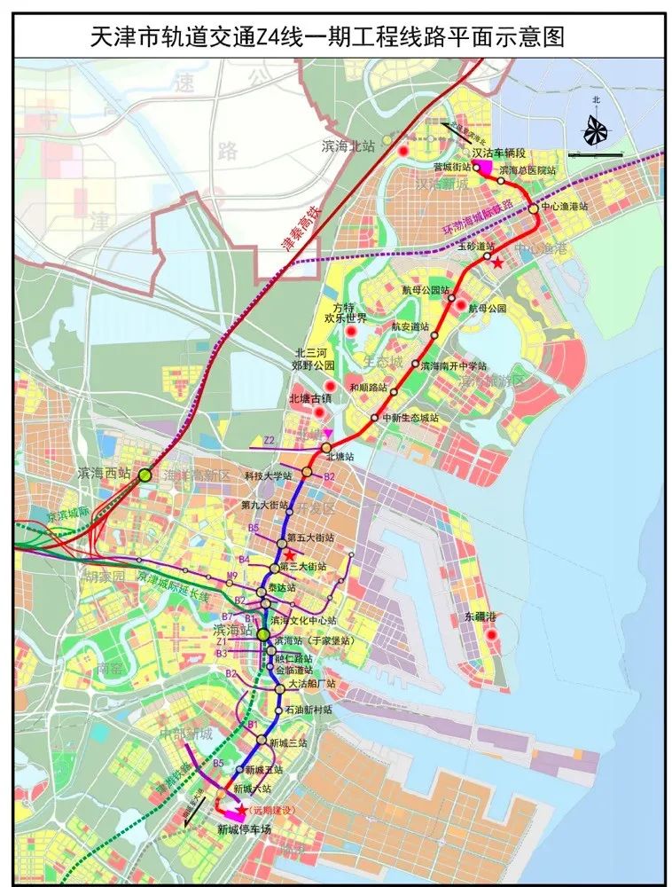 天津东丽区地铁规划图图片