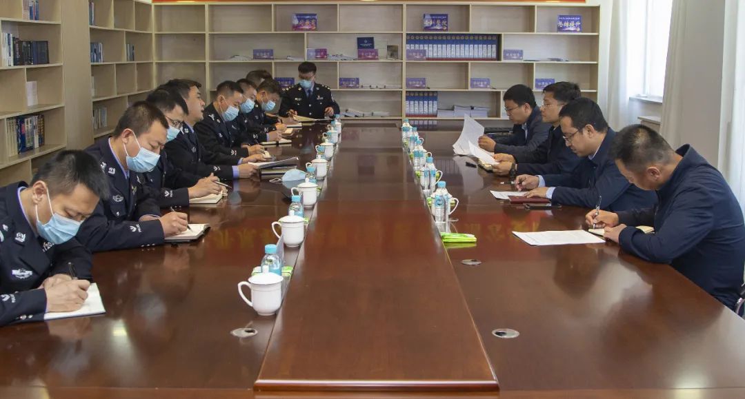 陈胜同志带队到珲春市公安局督导检查政法队伍教育整顿工作