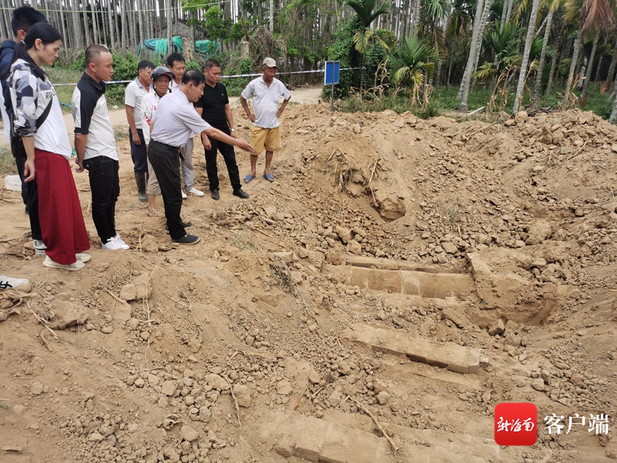 探访三亚古墓葬群深藏地下一米多深地上种着瓜菜