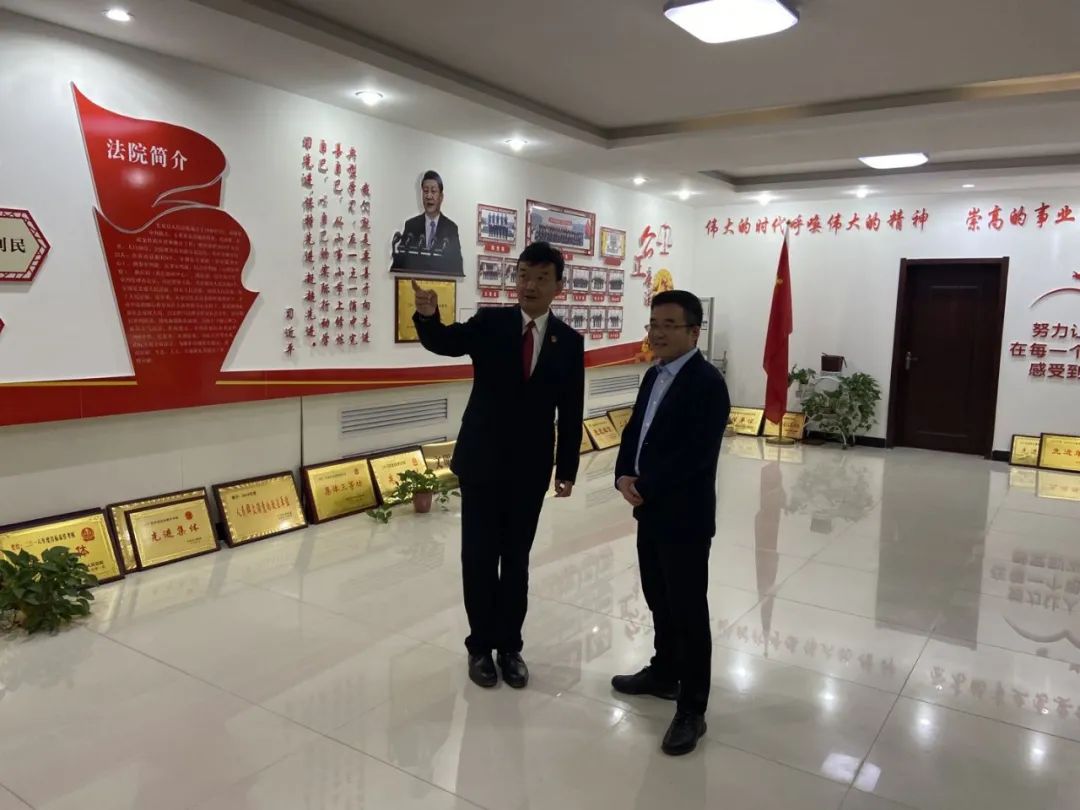 队伍教育整顿县组织部部长刘钊深入礼泉法院调研指导工作