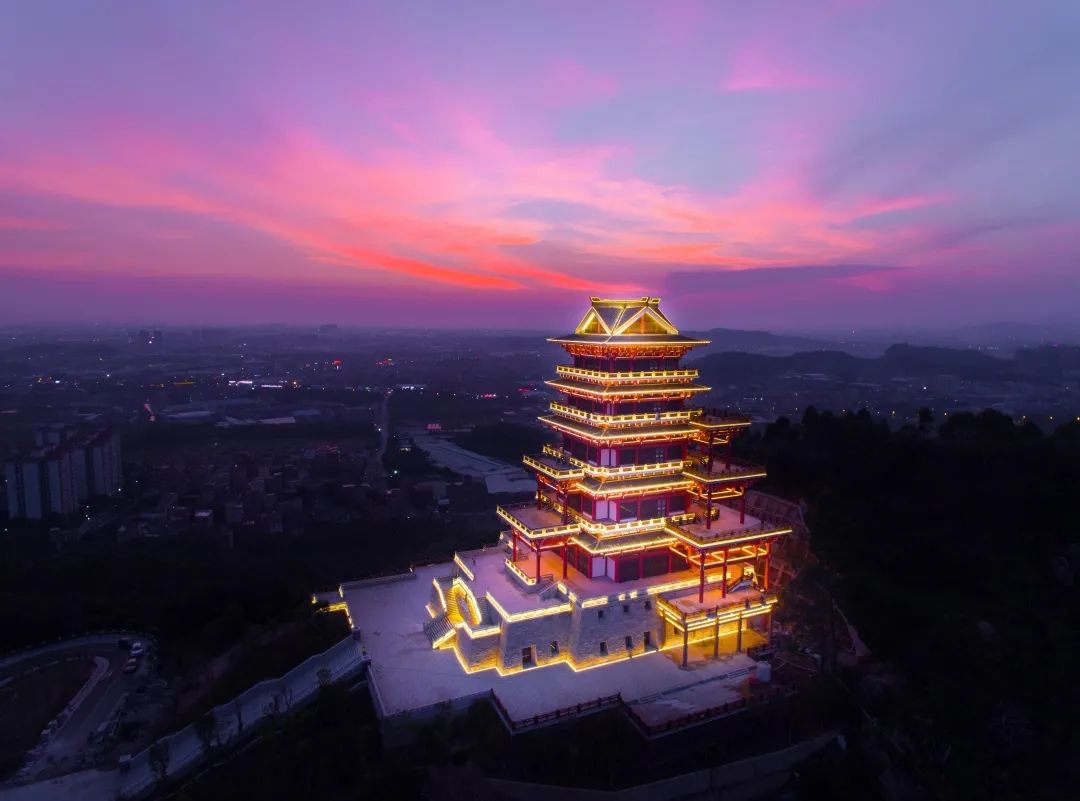 一秒穿越千年展旗楼唐风大片曝光盛世繁华如长安城楼