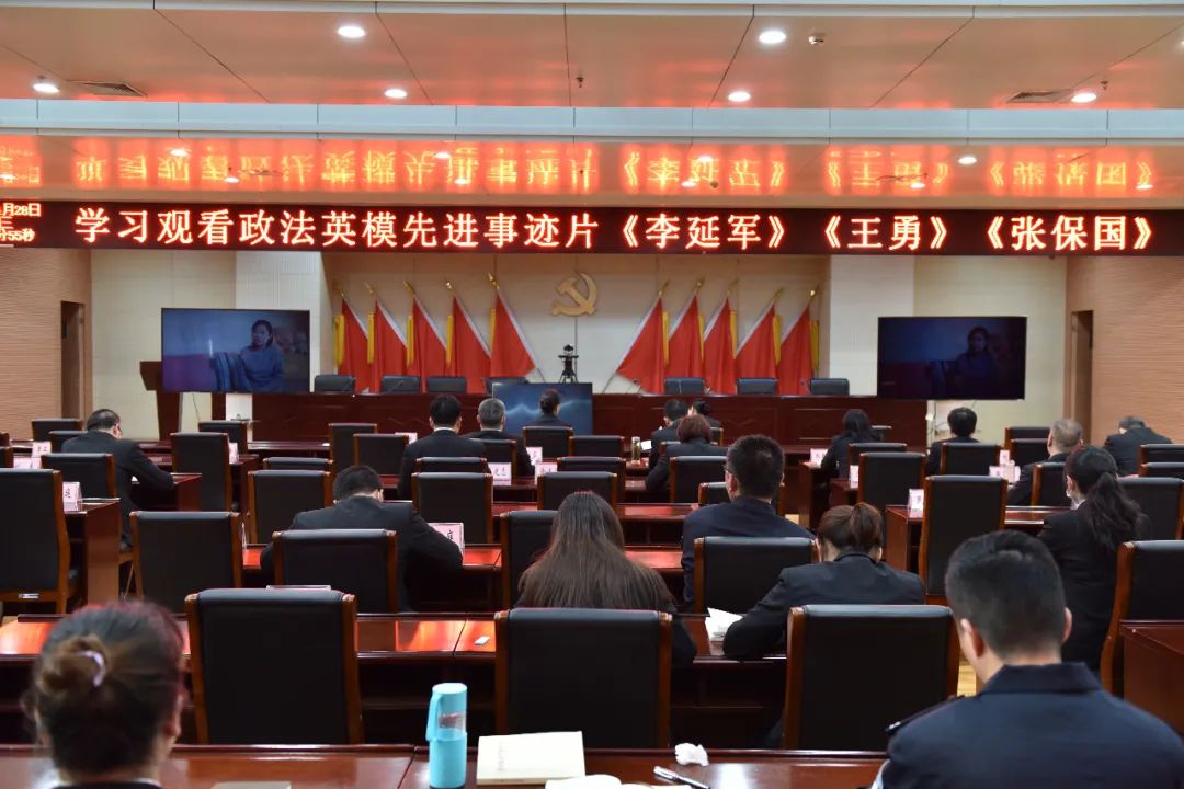 了全国政法队伍教育整顿办下发的英模事迹片《陈昕茹》《胡国运》等