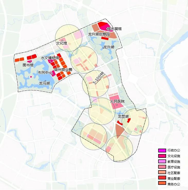 成都东部新区龙马湖caz片区设计草案公示智慧公园城地面无车岛钻石型