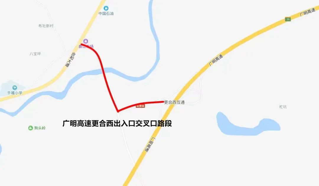 明富線(明富線與城五路交匯路口至盈香生態園路段,石洲村委大道至盈香