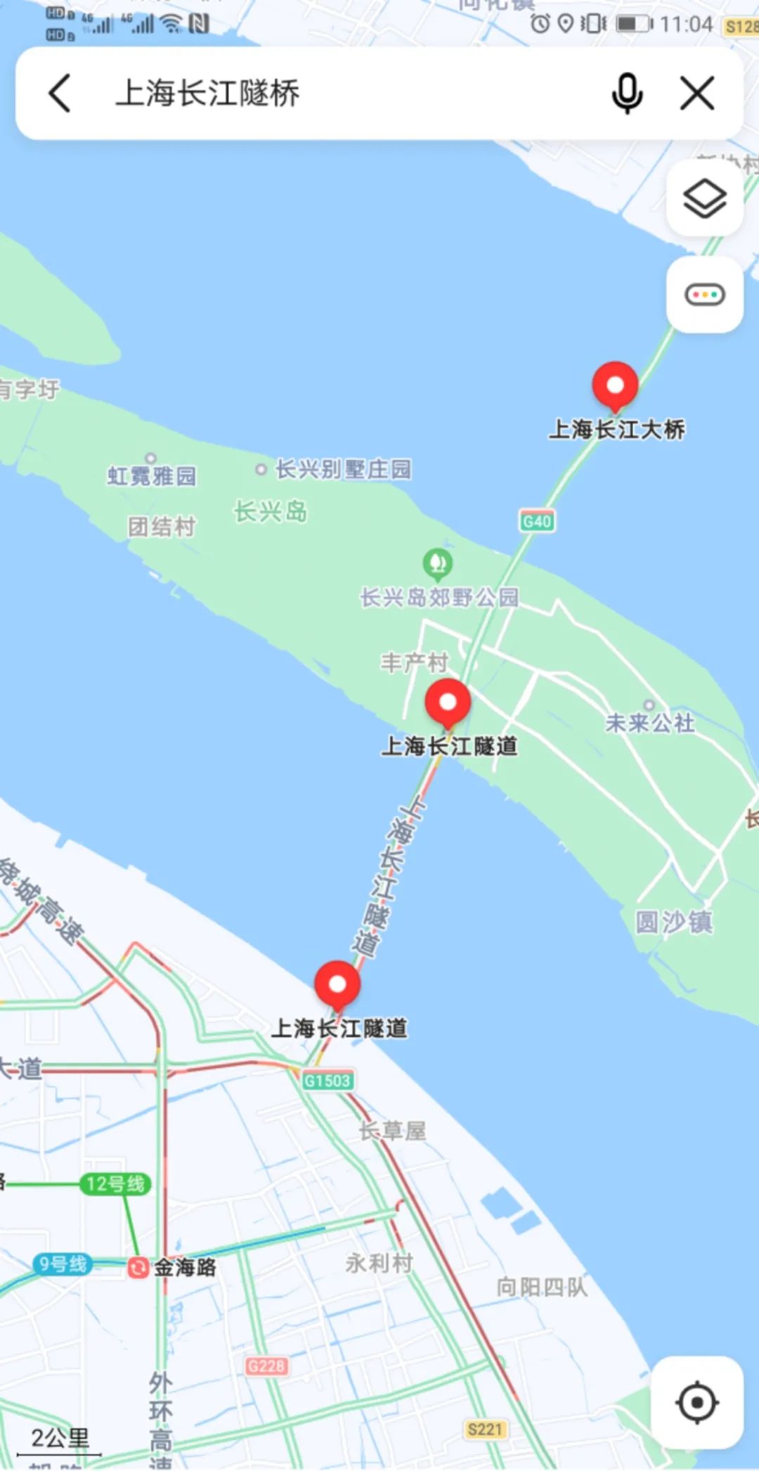 上海申崇线线路图图片